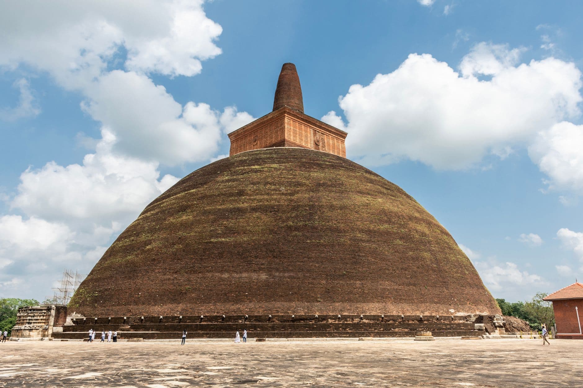 The great white dagobas of ancient Anuradhapura